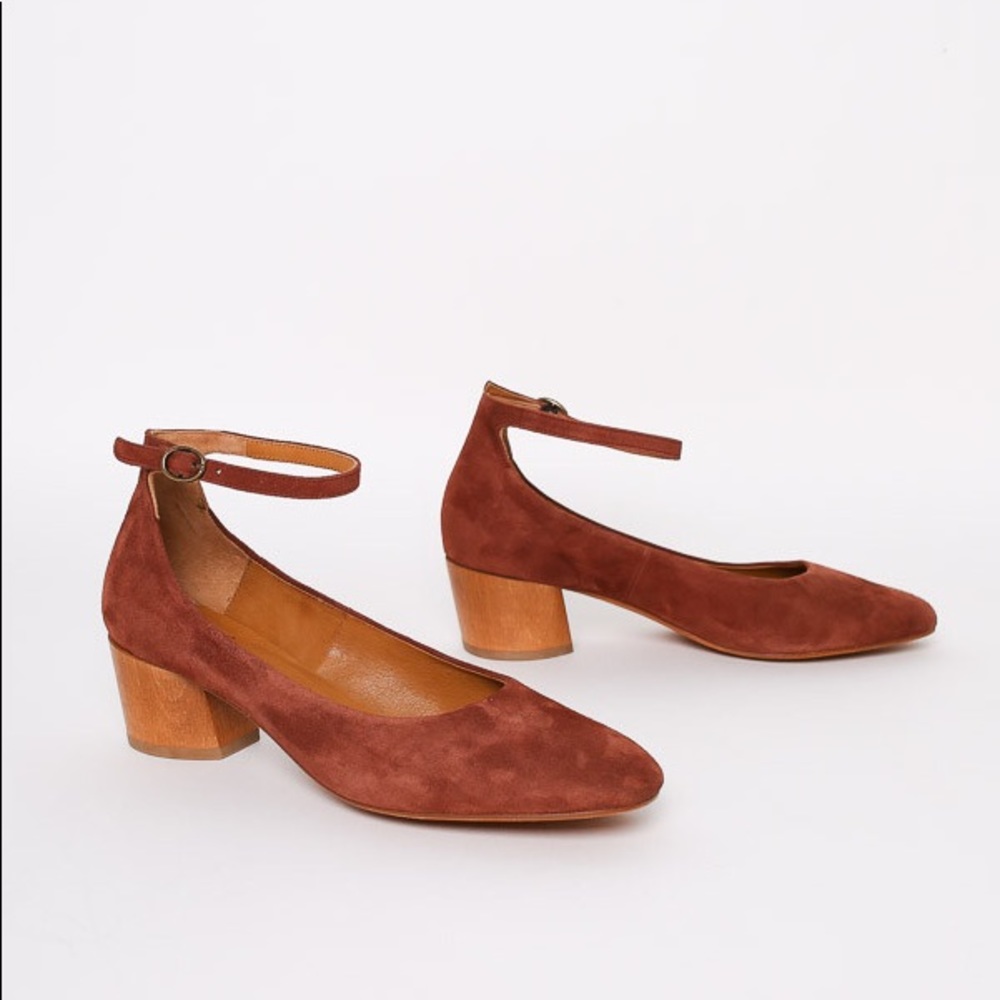 Coclico ankle strap heel